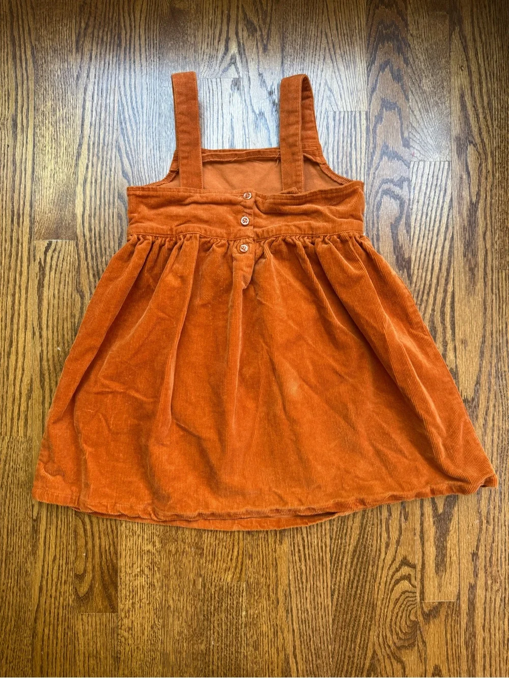 Gymboree Rust Orange Fox Applique Corduroy Dress Sz 6